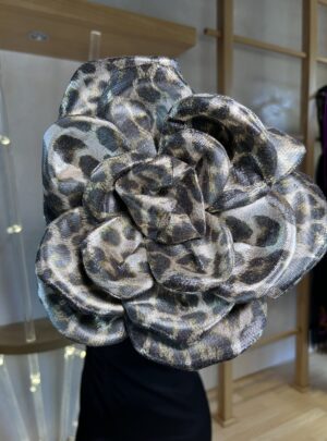 Pochette maculata con coulisse